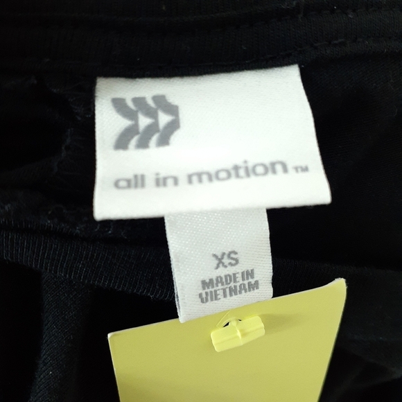 All In Motion Top XS Gathered Back Short Sleeve 82 - Picture 5 of 6